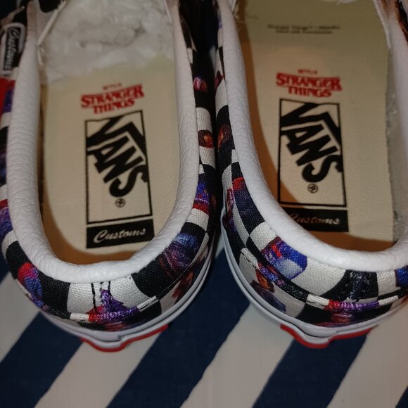 -Vans X Stranger Things Men's 3.5/Womens 5 Customs Character Checkerboard… - Picture 4 of 14